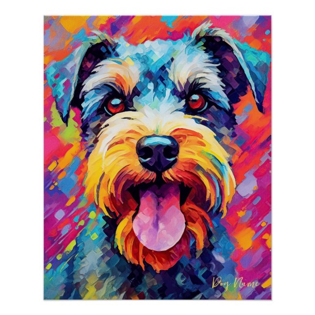 Der Schnauzer Hund 2003 - Zetton Ziana Poster (Vorderseite)