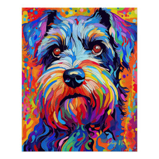 Der Schnauzer Hund 2005 - Zetton Ziana Poster