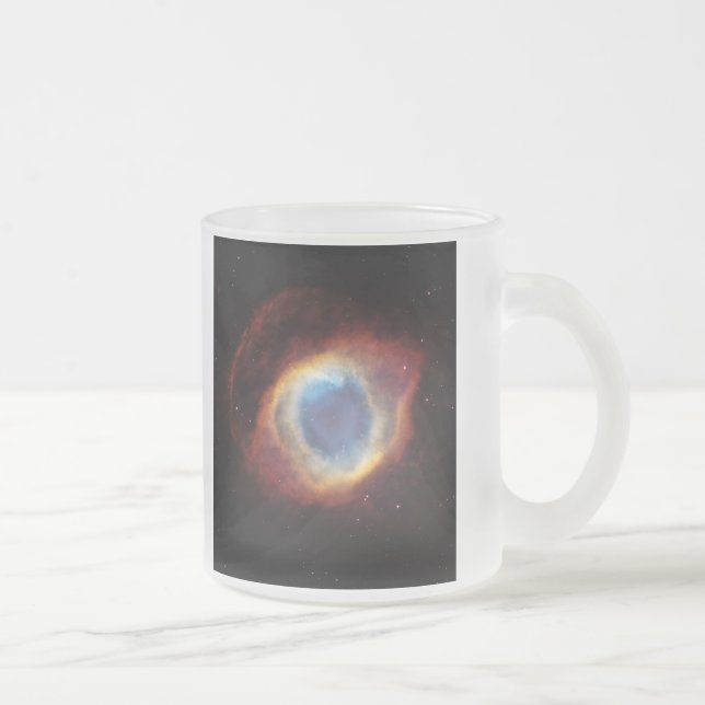 Der Schneckennebelfleck NGC 7293 Caldwell 63 Mattglastasse (Rechts)