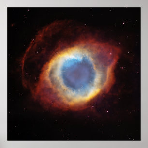 Der Schneckennebelfleck NGC 7293 Caldwell 63 Poster