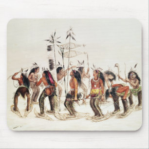 Der Schnee-Schuh Tanz Mousepad