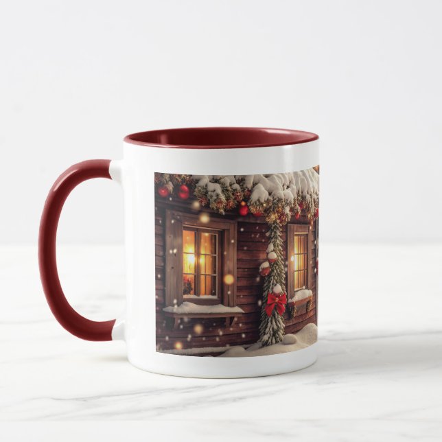 der schneebedeckte Winter Tasse (Links)