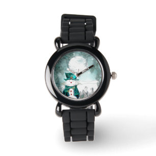 Der Schneemann Armbanduhr