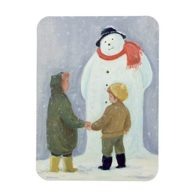 Der Schneemann Magnet (Vertikal)