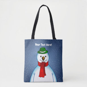 Der Schneemann und das schneereiche Wetter Tasche