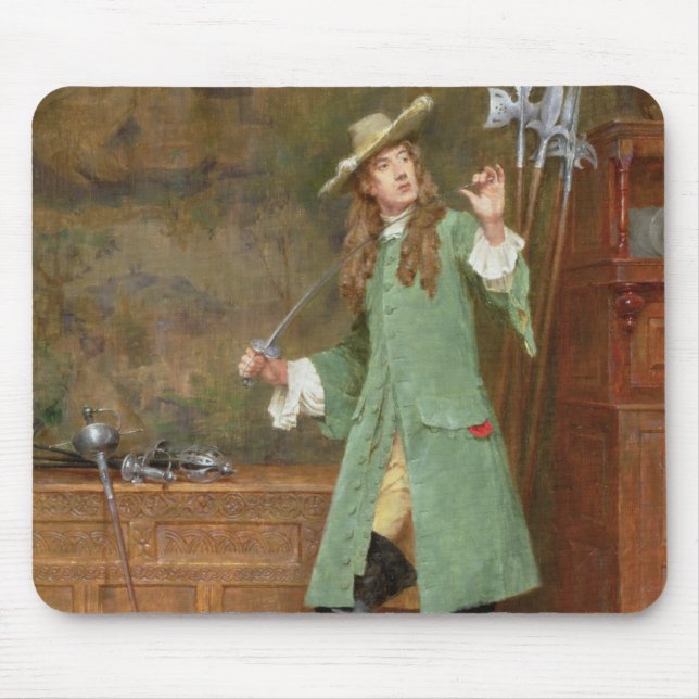 Der schneidige Kavalier Mousepad (Vorne)