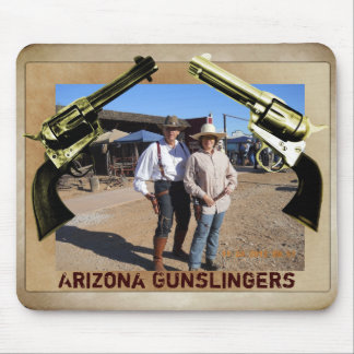 Der schnelle Cowboy zeichnen Friedensstifter Mousepad