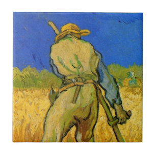 Der Schnitter (nach Millet) von Vincent van Gogh Fliese