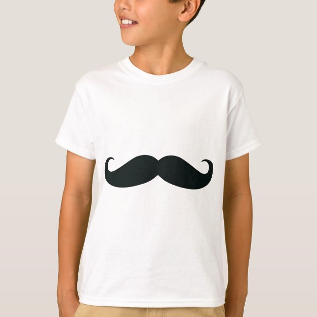Der Schnurrbart-Entwurf T-Shirt (Vorderseite)