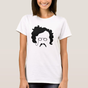 Der Schnurrbart-Frauen G K Chestertons das Shirt