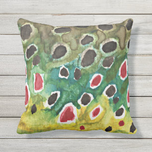 Der schöne Braunfischfang Kissen