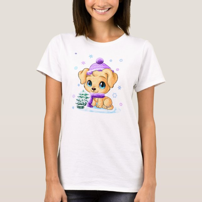 Der schöne das Shirt Hand gezeichneten (Vorderseite)
