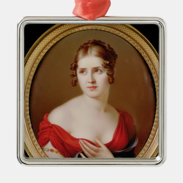 Der schöne Grieche Silbernes Ornament (Vorne)