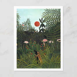 Der schöne Henri Rousseau-Jungfrau-Wald Postkarte
