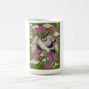 Der schöne Kranich Kaffeetasse