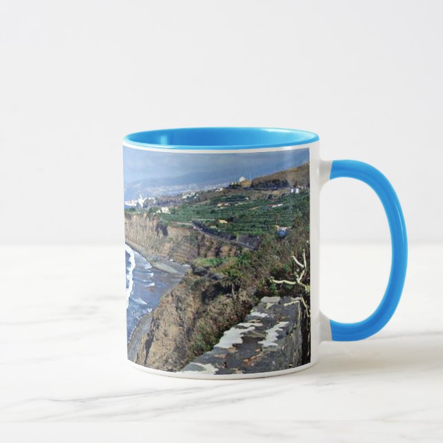 Der schöne Strand von Teneriffa (Spanien) Tasse (Rechts)