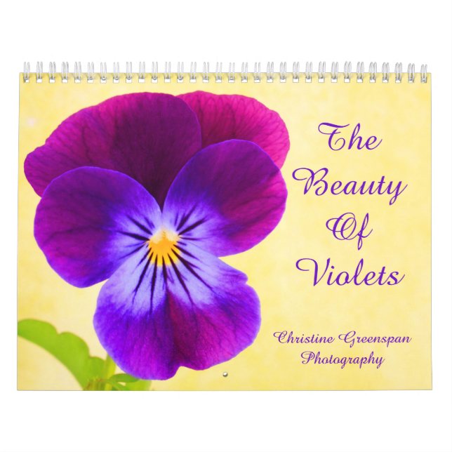 Der schöne Violetkalender Kalender (Titelbild)