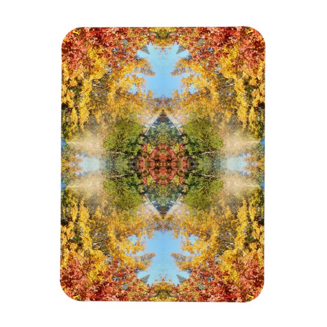 Der schöne Wald im Herbst... Magnet (Vertikal)