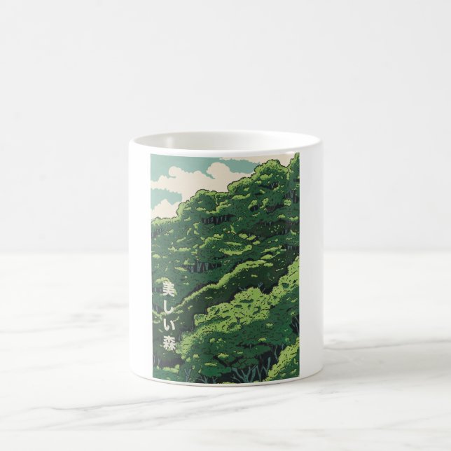 Der schöne Wald Kaffeetasse (Mittel)