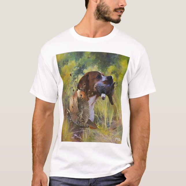 Der schöne Zeiger im Feld T-Shirt (Vorderseite)
