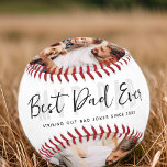 Der schönste Vater der Welt Moderne 5 Fotos Vatert Baseball<br><div class="desc">Dieses einfache und moderne Design besteht aus san Serif und spielerischer Schriftzypografie.</div>