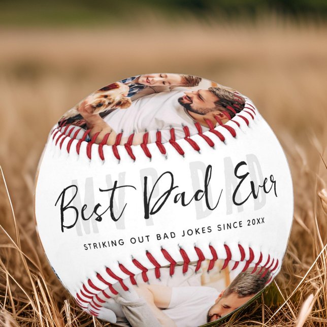 Der schönste Vater der Welt Moderne 5 Fotos Vatert Baseball (Von Creator hochgeladen)