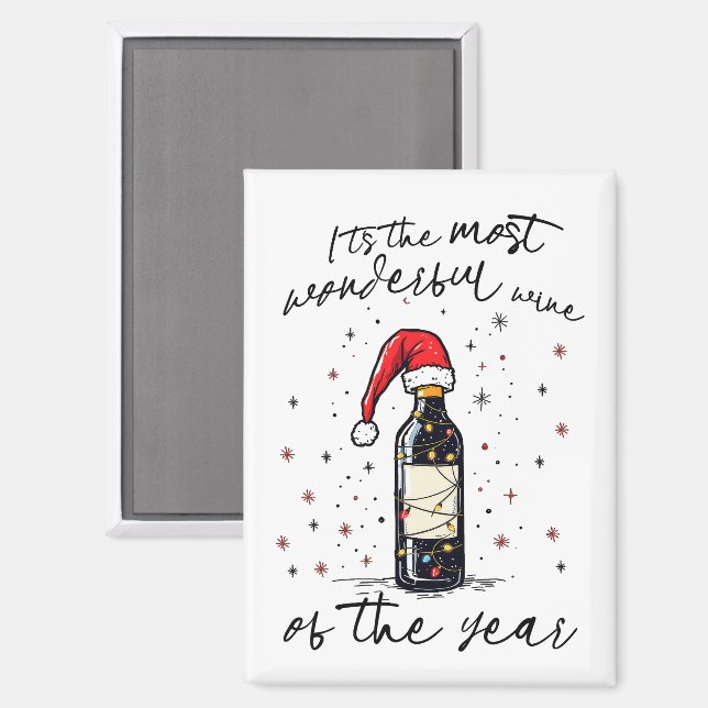 Der schönste Wein des Jahres Magnet (Vorderseite/Rückseite)