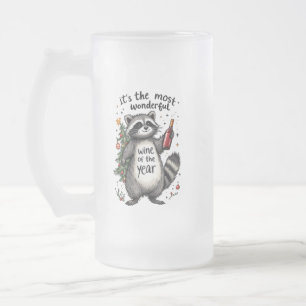 Der schönste Wein des Jahres Raccoon Mattglas Bierglas