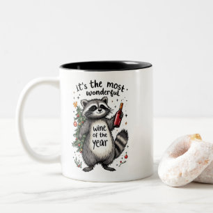 Der schönste Wein des Jahres Raccoon Zweifarbige Tasse