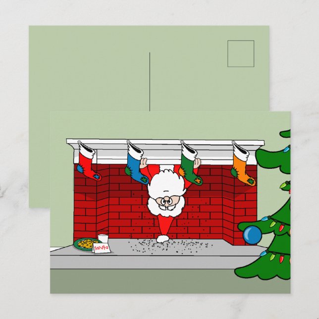 Der Schornstein Postkarte (Vorne/Hinten)