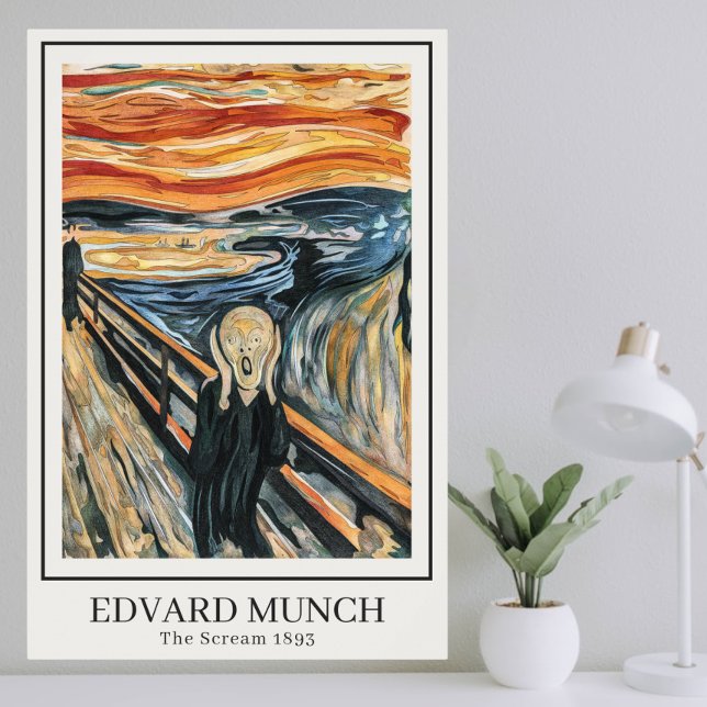 Der Schrei (1893) von Edvard Munch Poster (Von Creator hochgeladen)