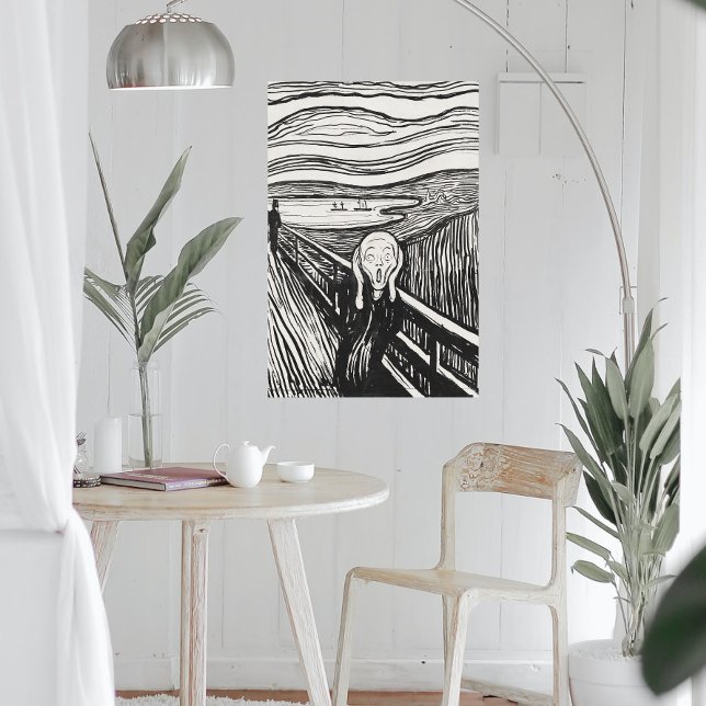 Der Schrei (1895) von Edvard Munch. Poster (Von Creator hochgeladen)