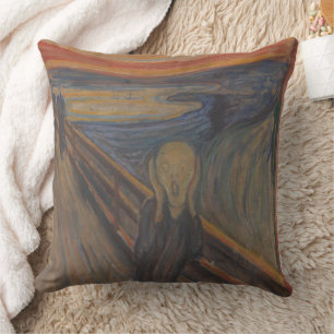 Der Schrei der Natur von Edvard Munch 1893 Kissen