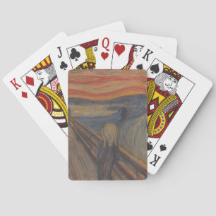 Der Schrei der Natur von Edvard Munch 1893 Spielkarten
