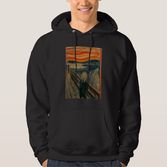 Der Schrei des Edvard Expressionismus Hoodie (Vorderseite)