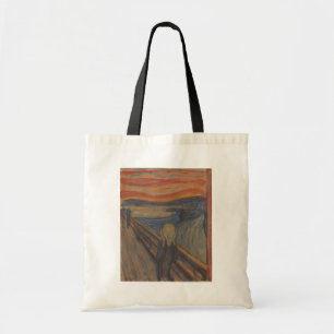 Der Schrei des Horrors von Edvard Munch 1893 Tragetasche