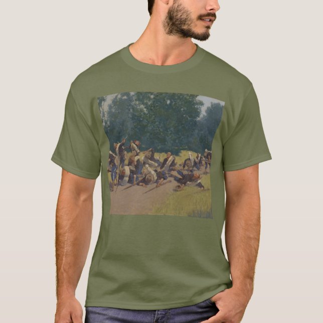 Der Schrei des Schrapnells an San- Juanhügel T-Shirt (Vorderseite)