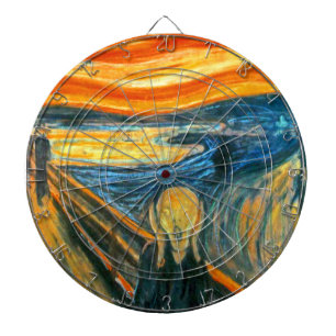 Der Schrei durch Edvard Munch Dartscheibe