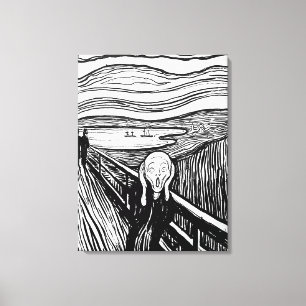 Der Schrei durch Edvard Munch Leinwanddruck