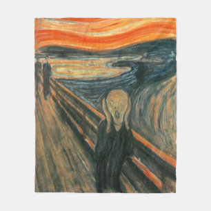 Der Schrei durch Edvard Munch Malerei Fleecedecke