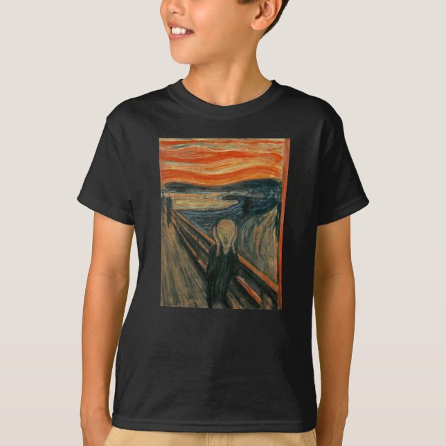 Der Schrei durch Edvard Munch T-Shirt (Vorderseite)