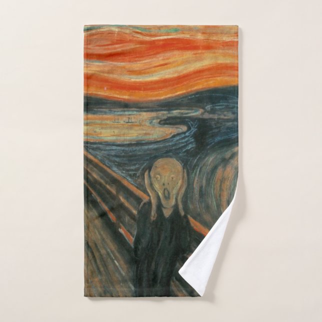 Der Schrei - Edvard Munch Handtuch (Handtuch)