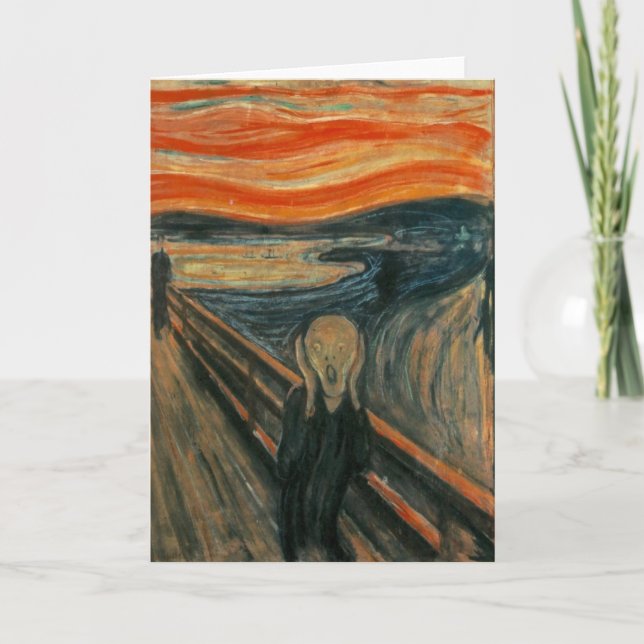 Der Schrei - Edvard Munch Karte (Vorderseite)