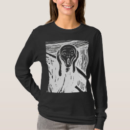 Der Schrei – Edvard Munch Kunst (Invertiert) T-Shi T-Shirt