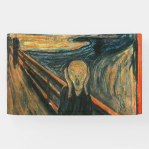 Der Schrei Edvard Munch Moderne expressionistische Banner