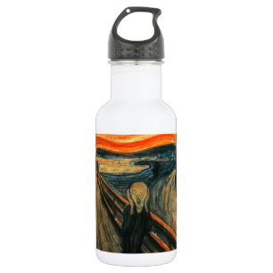 Der Schrei Edvard Munch Moderne expressionistische Edelstahlflasche