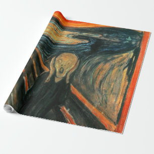 Der Schrei Edvard Munch Moderne expressionistische Geschenkpapier