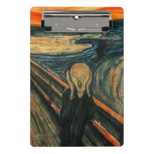 Der Schrei Edvard Munch Moderne expressionistische Mini Klemmbrett