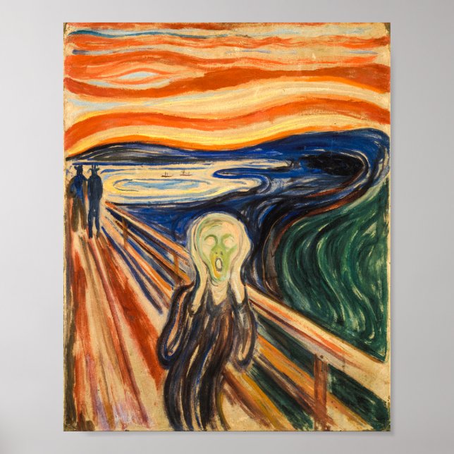 Der Schrei | Edvard Munch | Poster (Vorne)