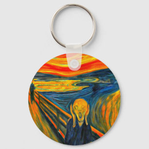 Der Schrei, Fine Art by Munch, Schlüsselanhänger